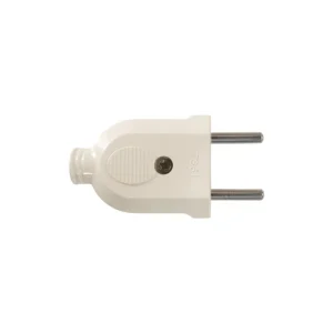2PIN PLUG WHITE